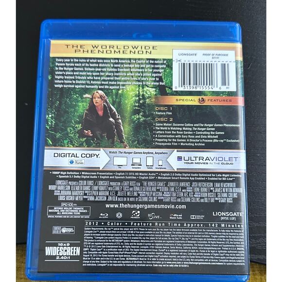 Hunger Games 2 disc blu-ray - Picture 2 of 3